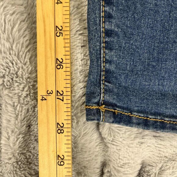 Fashion Nova Jeans Womens 13 Skinny Stretch Denim Mid Rise Blue Medium Wash - Picture 7 of 8